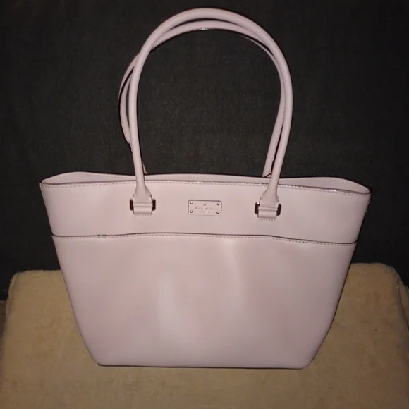NWT Kate Spade New York | Pink Bonnet Margareta Grove Street Leather Tote - Picture 1 of 14